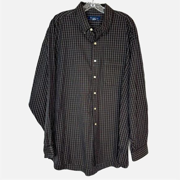 Brooks Brothers 100% Cotton Red, White & Blue Plaid Button Down Shirt - Picture 1 of 7
